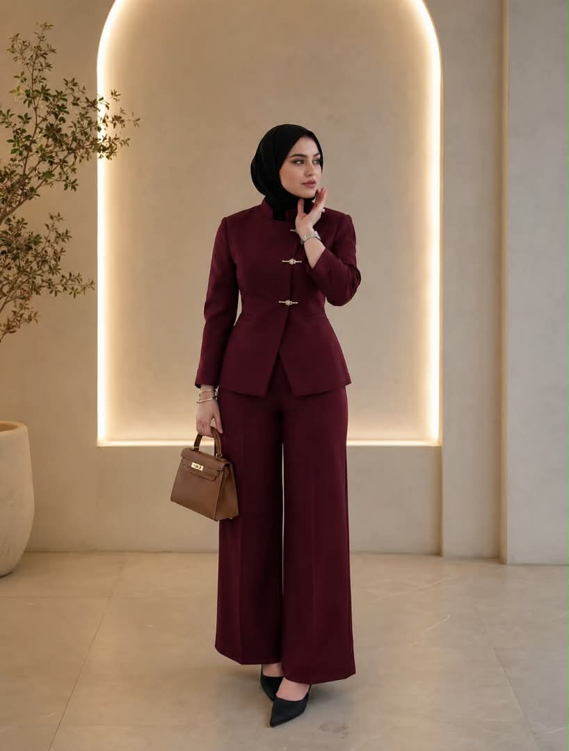 Ensemble Tailleur Femme Élégant – Coupe Chic & Modeste