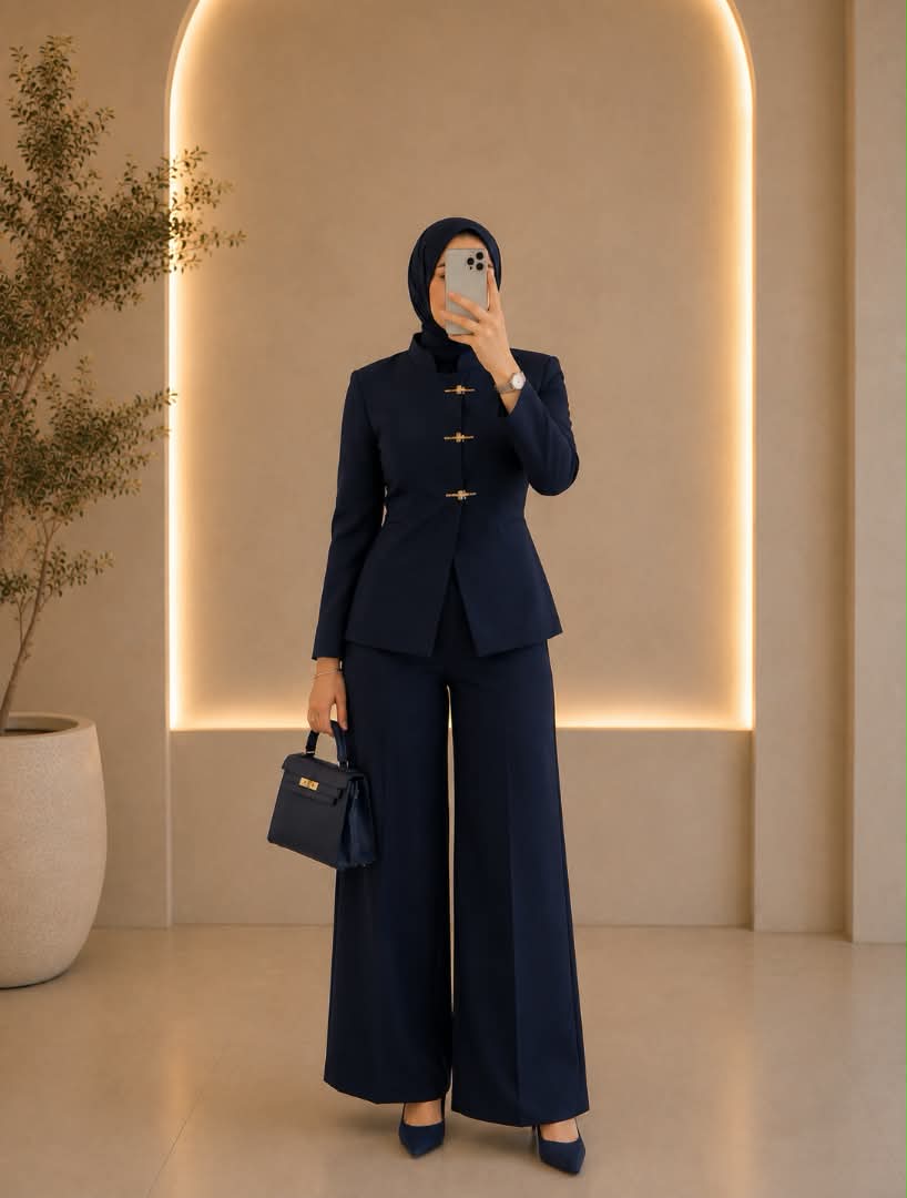 Ensemble Tailleur Femme Élégant – Coupe Chic & Modeste